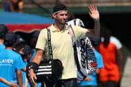 Dominic Thiem at the 2023 Kooyong Classic.